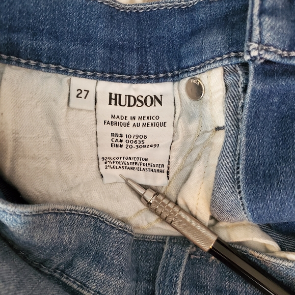 Hudson Harper High Rise Crop Baby Kick Flare - Picture 5 of 7